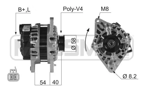 Alternator Hyundai Elantra