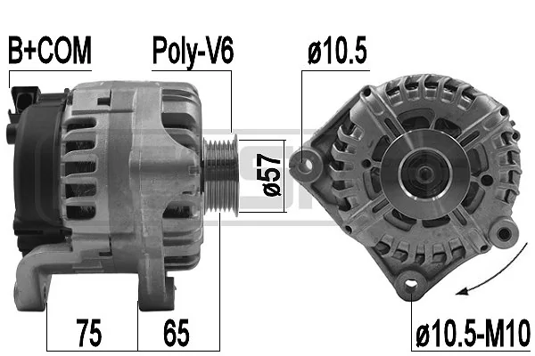 12317804266 BMW Alternator