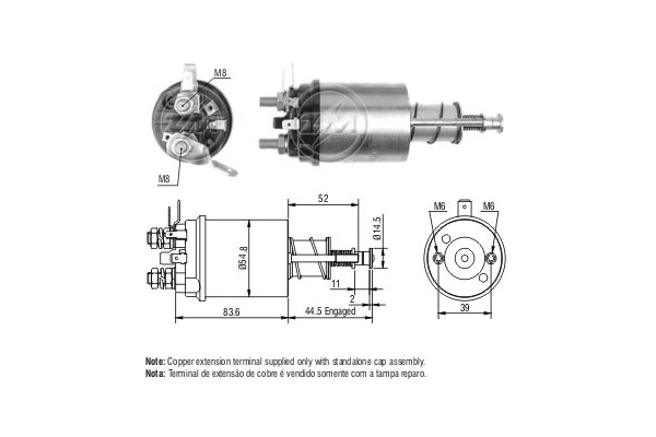 Elektromagnes rozrusznika Ford Transit III awangarda (V) (1977 - 1986) cena, od 38,24 USD