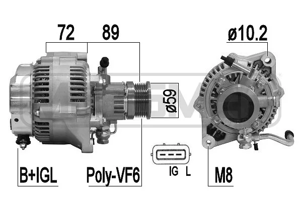 Alternator Hyundai Matrix