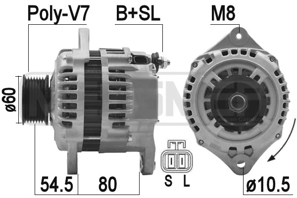 Alternator Acura MDX 1 YD1