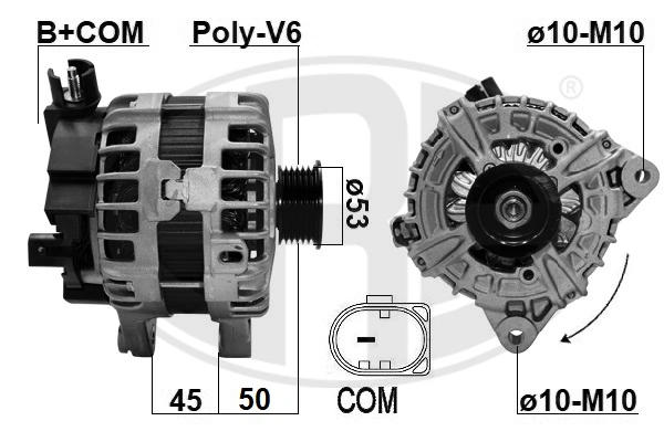0125813032 Jaguar Alternator