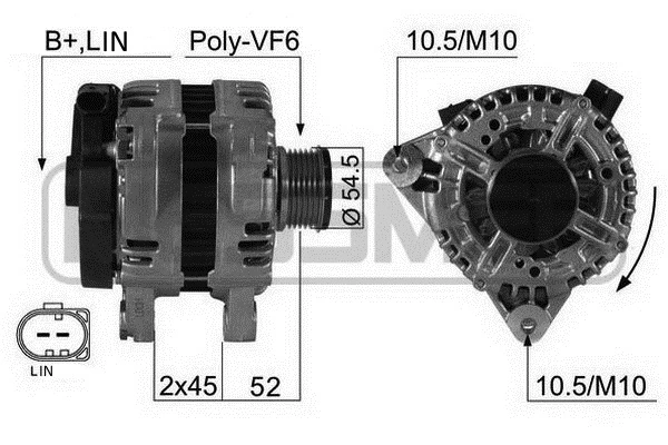 Alternator Land Rover Freelander