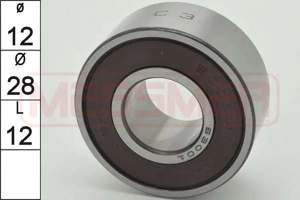 Do koszyka 93253123 General Motors Łożysko alternatora