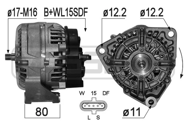 Alternator Mercedes Benz Truck TRUCK ATEGO