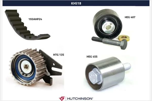 95524043 Peugeot/Citroen Pasek rozrządu, zestaw