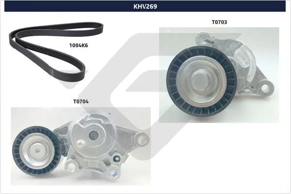 Pasek napędowy mechanizmów, zestaw Peugeot/Citroen 1687683380