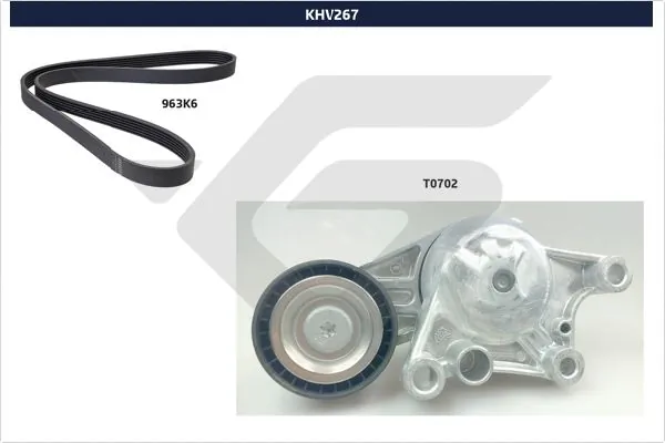 Do koszyka 3558184 Peugeot/Citroen Pasek napędowy mechanizmów, zestaw