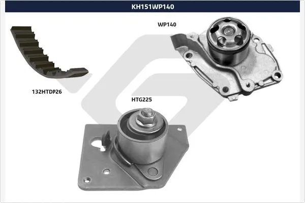 Do koszyka 1611887780 Peugeot/Citroen Pasek rozrządu, zestaw