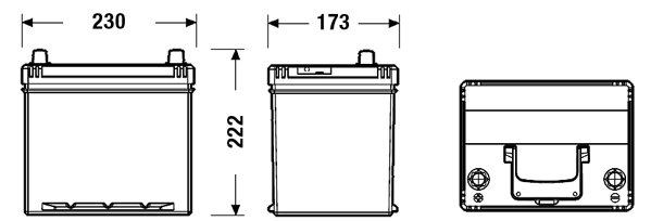 EB605 Exide Bateria (akumulator)