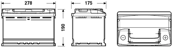 EC700 Exide Bateria (akumulator)