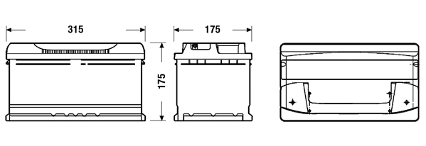 EB802 Exide Bateria (akumulator)