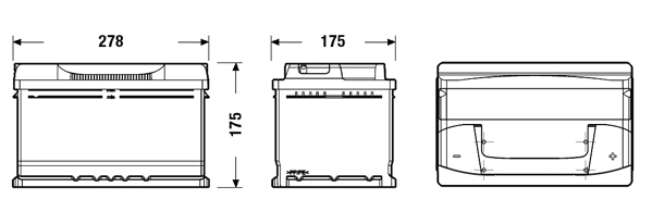 EB712 Exide Bateria (akumulator)