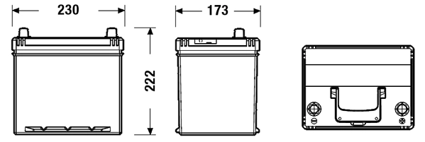 EB604 Exide Bateria (akumulator)