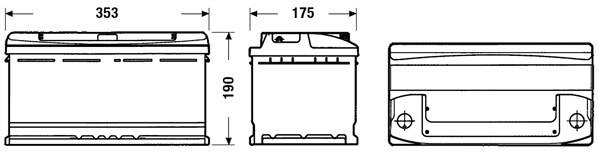 EC900 Exide Bateria (akumulator)