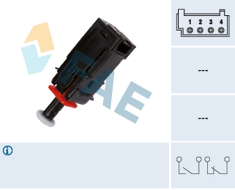 Czujnik włącznika świała stop Opel Vectra C sedana (2002 - 2008) cena, od 20,32 USD
