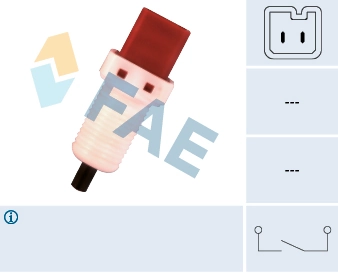 Do koszyka Czujnik włącznika świała stop Chevrolet Captiva I C100