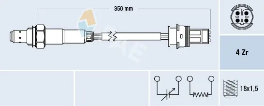  Sonda lambda, czujnik tlenu BMW 7 