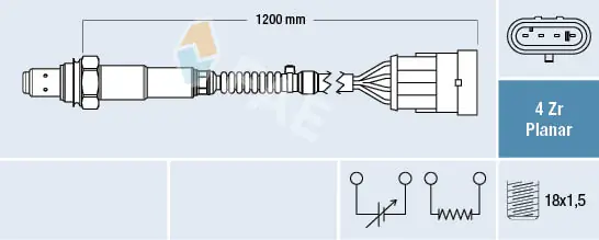 Sonda lambda Alfa Romeo 145