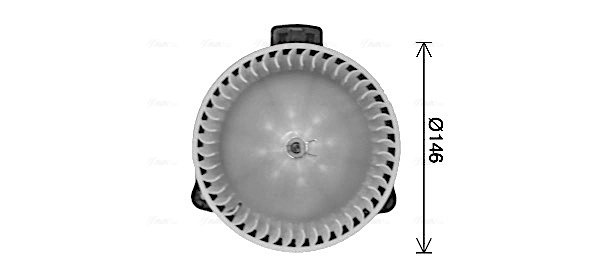 Silniczek wentylatora nagrzewnicy (ogrzewacza wnętrza) Honda Civic 7 EU, EP, EV