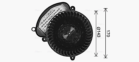 Silniczek wentylatora nagrzewnicy (ogrzewacza wnętrza) Renault Scenic GRAND IV minivan (R9) (2016 - 2023) cena, od 124,34 USD