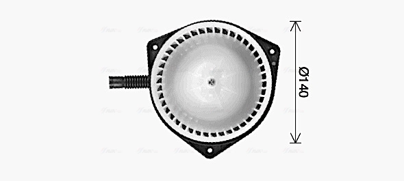 PE8428 AVA Silniczek wentylatora nagrzewnicy (ogrzewacza wnętrza)