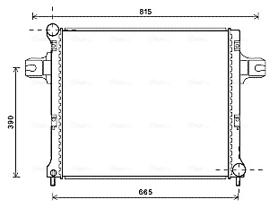 Chłodnica silnika Jeep Grand Cherokee
