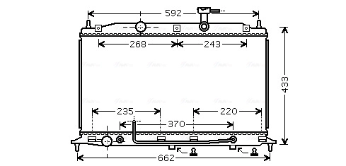 253101E051 Hyundai/Kia Chłodnica silnika