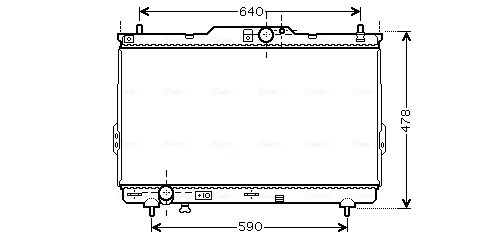 HC2531026410 HCC Chłodnica silnika
