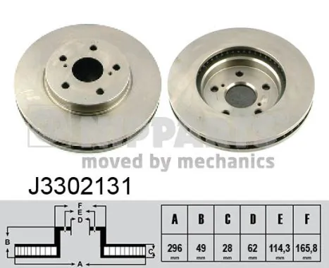 Tarcza hamulcowa przednia Toyota Sienna minivan (L2) (2003 - 2009) cena, od 60,41 USD
