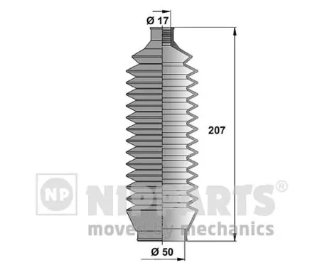 Osłona mechanizmu kierowniczego (maglownicy) lewa Lemforder 30222