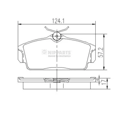 1617266480 Peugeot/Citroen Klocki hamulcowe przednie tarczowe