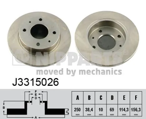 Tarcza hamulcowa tylna Mitsubishi Colt VI hatchback (Z3A) (2004 - 2008) cena, od 30,36 USD