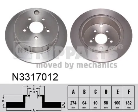 Do koszyka 1676014080 Peugeot/Citroen Tarcza hamulcowa tylna