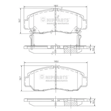  Klocki hamulcowe przednie tarczowe Honda STREAM 