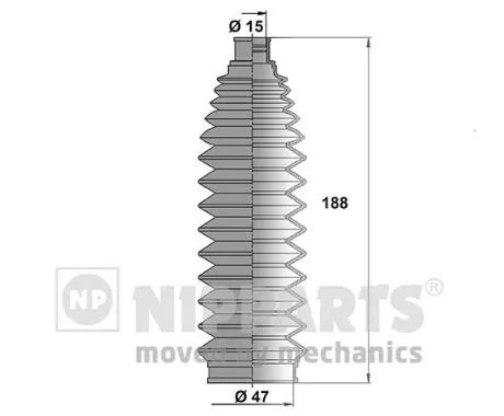 Osłona mechanizmu kierowniczego (maglownicy) do Nissan Almera TINO V10