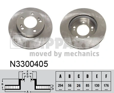 Tarcza hamulcowa przednia Hyundai/Kia 4144109100 cena, od 55,31 USD
