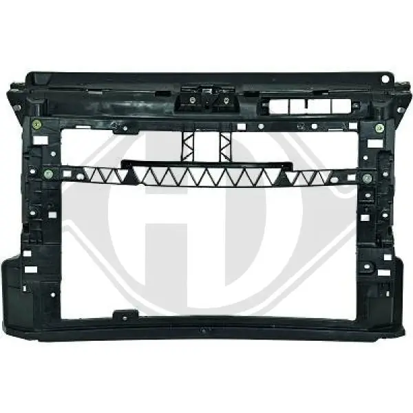 Do koszyka Osłona chłodnicy kompletna (panel mocowania reflektorów) Volkswagen Polo V 6R1, 6C1