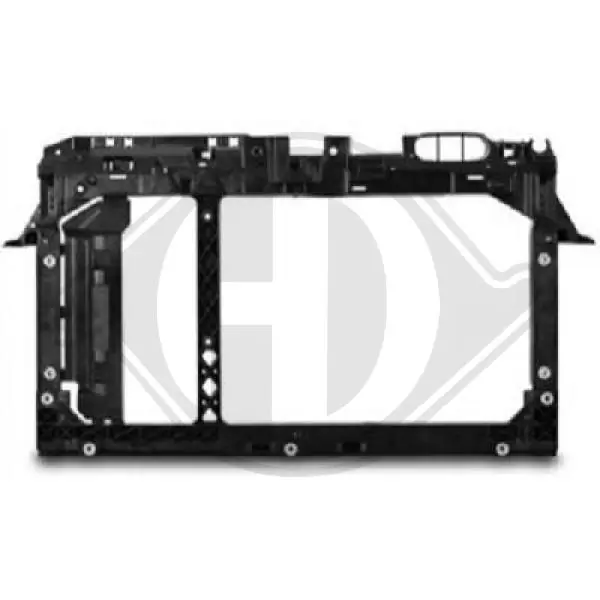 Do koszyka Osłona chłodnicy kompletna (panel mocowania reflektorów) Ford Fiesta Mk6 CB1