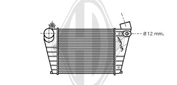  Chłodnica intercoolera Audi A3 