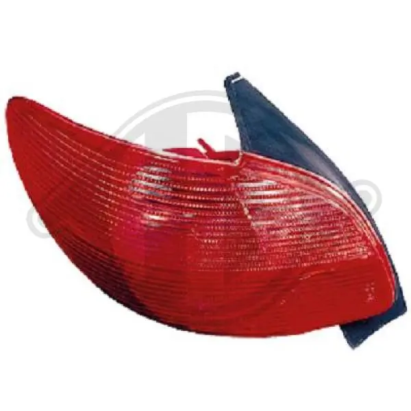 Lampa zespolona tylna prawa do Peugeot 206  2A/C
