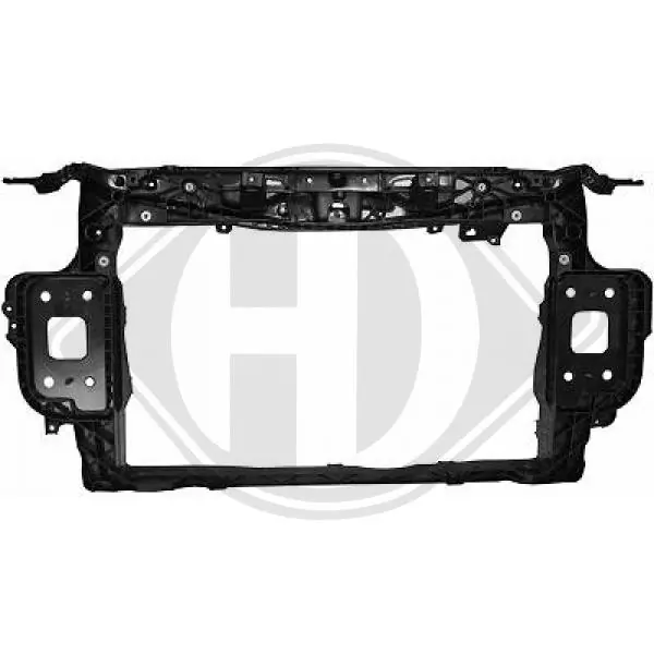 Do koszyka Osłona chłodnicy kompletna (panel mocowania reflektorów) Fiat Punto GRAND 199