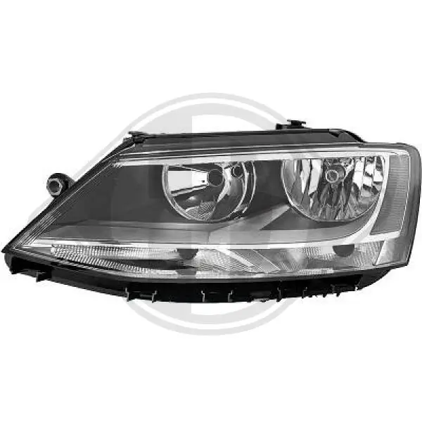 Do koszyka Reflektor lewy Volkswagen Jetta VI 162, 163, AV3, AV2, AY2, AY3