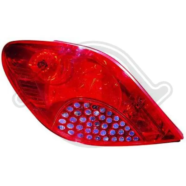 Lampa zespolona tylna lewa Peugeot 207 hatchback (WA, WC) (2006 - 2015) cena, od 88,69 USD