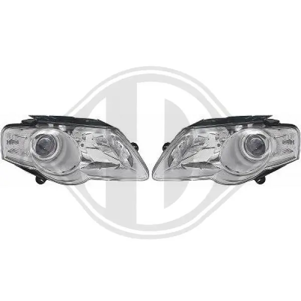 Reflektor prawy do Volkswagen Passat B6 3C2