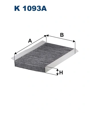 K1093A Filtron filtr kabiny