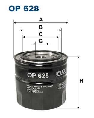 OP628 Filtron filtr oleju
