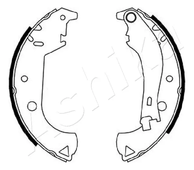 Klocki hamulcowe tylne bębnowe 7083041 Fiat/Alfa/Lancia