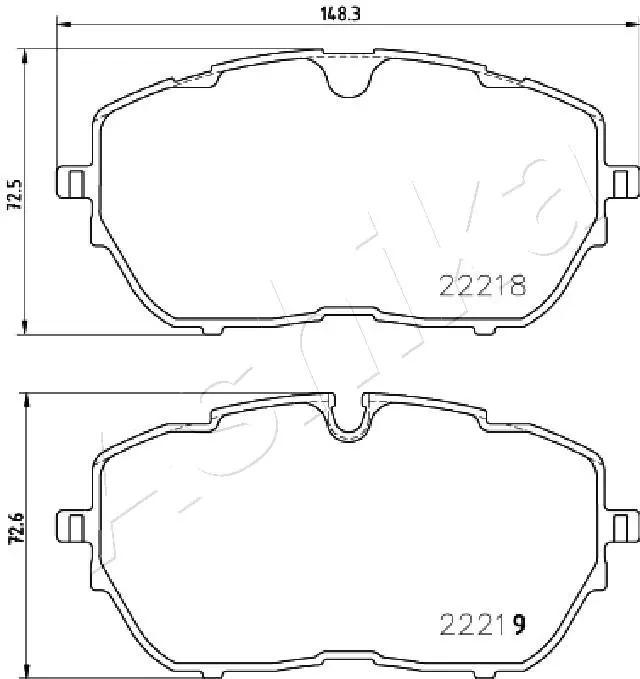 1647859680 Peugeot/Citroen Klocki hamulcowe przednie tarczowe