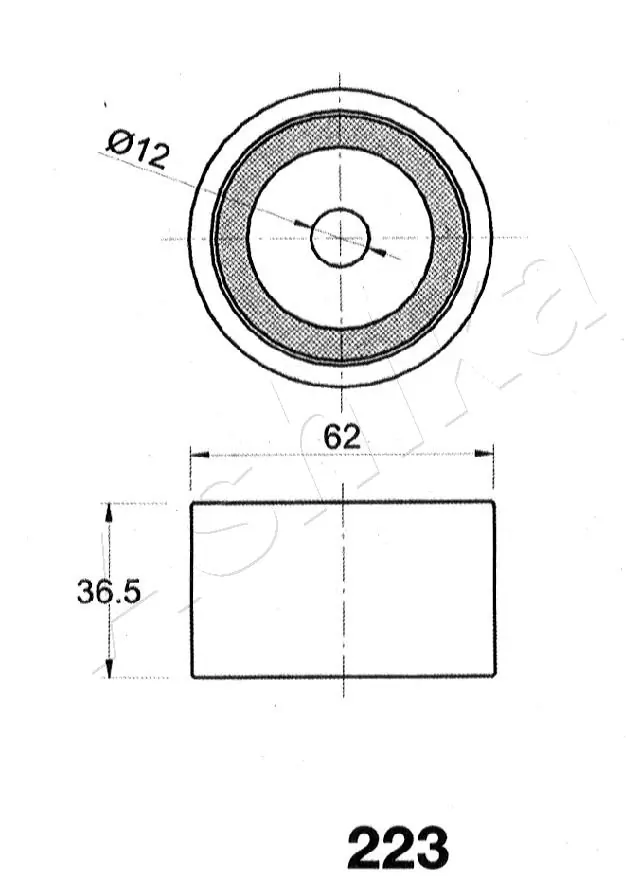 Rolka prowadząca kierunkowa paska rozrządu Toyota Camry V sedana (V30) (2001 - 2006) cena, od 15,33 USD
